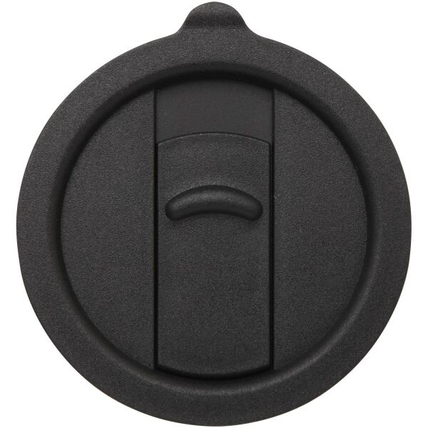 Carter 450 ml mok van keramiek met plastic deksel - Zwart Carter 450 ml mok van keramiek met plastic deksel - Zwart