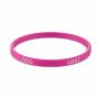 Gepersonaliseerde siliconen armbanden (5mm breed) Gepersonaliseerde siliconen armbanden (5mm breed)