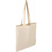 Oeko-Tex katoen (140 gsm) boodschappentas Leonard khaki (écru)