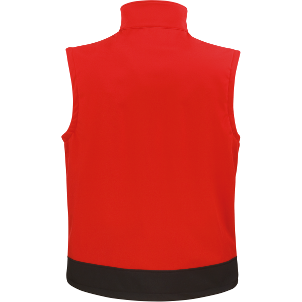 Softshell Bodywarmer Red / Black XXL Softshell Bodywarmer Red / Black XXL