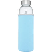 Bodhi 500 ml glazen drinkfles - Lichtblauw