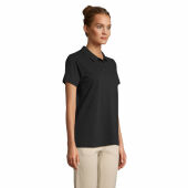 PULSE WOMEN - PULSE DAMES POLO - 3XL - Zwart