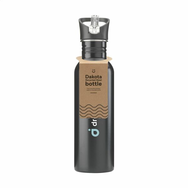 Dakota RCS Recycled Steel Bottle 750 ml - zwart Dakota RCS Recycled Steel Bottle 750 ml - zwart