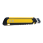 Hervulbare RCS recycled plastic heavy duty afbreekmes, geel