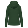 Ecologische damessweater met capuchon en ritssluiting Forest Green XS Ecologische damessweater met capuchon en ritssluiting Forest Green XS