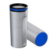 blauw, zilver, wit