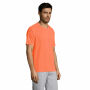 SPORTY - SPORTY HEREN T-Shirt - 3XL - Neon Oranje