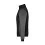 Ladies' Padded Hybrid Jacket black/carbon-melange XS