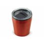 Koffiebeker metallic 180ml - Donker Rood