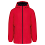Unisex gerecyclede parka met capuchon Red XS