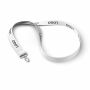Biologisch katoenen lanyard met zeefdruk