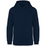 Ecologische kindersweater met capuchon Navy Blue 12/14 jaar