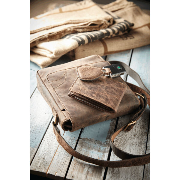 WILDERNESS - Genuine leather bag brown WILDERNESS - Genuine leather bag brown