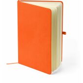 Gerecycled notitieboekje A5 Bloom - oranje