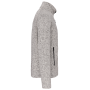 Heather herenvest met rits Light Grey Melange 4XL