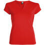 Belice damesshirt met korte mouwen - Rood - S