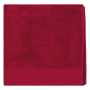 Biologische badhanddoek 140 x 70 cm Hibiscus Red One Size