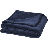 Bay extra zachte fleece deken - Donkerblauw