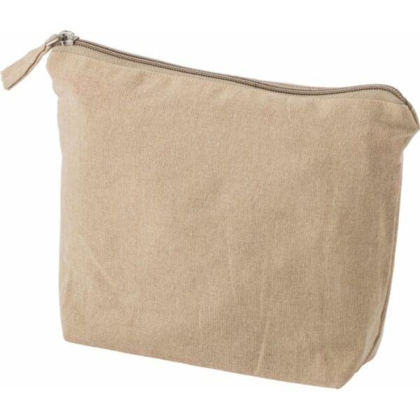 Gerecyclede katoenen cosmetische tas (180 gsm) Cressida