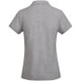 Prince biologisch katoenen damespolo met korte mouwen - Marl Grey - 3XL
