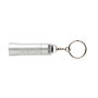 Flash RCS gerecycled aluminium sleutelhanger zaklamp, zilvergrijs