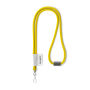 Polyester 2-kleurige koord-lanyard met full color label