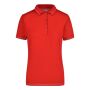 Ladies' Elastic Polo red/white XXL Ladies' Elastic Polo red/white XXL