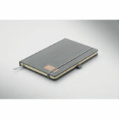 CORDI NOTE - A5 RPET corduroy notitieboek - Grijs