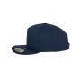 5-PANEL COTTON SNAPBACK CAP, NAVY, One size, FLEXFIT