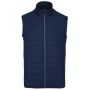 Sportjas in twee stoffen zonder mouwen sporty navy/sporty navy XS