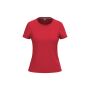 Dames-T-shirt met antibacteriële behandeling red S Dames-T-shirt met antibacteriële behandeling red S