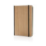 Treeline A5 notitieboek met luxe houten kaft, bruin