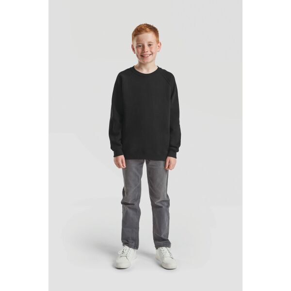 Kids Raglan Sweater (62-039-0) Black 3-4 jaar Kids Raglan Sweater (62-039-0) Black 3-4 jaar