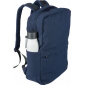 Gerecyclede polycotton (330 gsm) rugzak Seraphina blauw