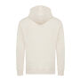 Iqoniq Rila lichtgewicht gerecycled katoen hoodie, natural raw (S)