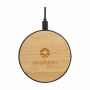Bamboo 15W Wireless Fast Charger draadloze snellader - zwart