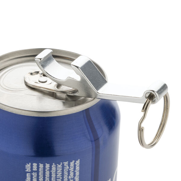 RCS fles- en blikopener van gerecycled aluminium, zilver RCS fles- en blikopener van gerecycled aluminium, zilver