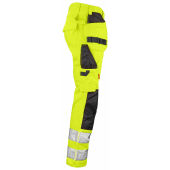 2377 Hi-vis trousers hp geel/zwart D120