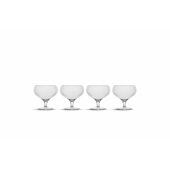 Billi coupe glas set van 4 - Transparant