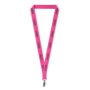 Polyester lanyard met reflecterende draden