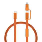 Arc RCS 60W 120 cm 2-in-1 snellaadkabel, oranje