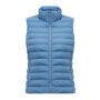 IQONIQ Meru dames gerecycled polyester bodywarmer, moon blue (XXS)