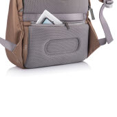 Bobby Soft, anti-diefstal rugzak, khaki, grijs