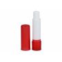 Klassieke lippenbalsemstick gerecycled materiaal - Ecru / Rood