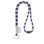Polyester 2-kleurige koord-lanyard met full color label