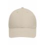 6 Panel Cap Bio Cotton sandstone one size