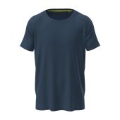 Stedman T-shirt Raglan Mesh Active-Dry SS for him 289C Navy Blue-XL