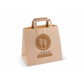 Papieren draagtas 70g/m² 26x17x25cm - Bruin