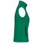 Dames softshell bodywarmer kelly green XXL