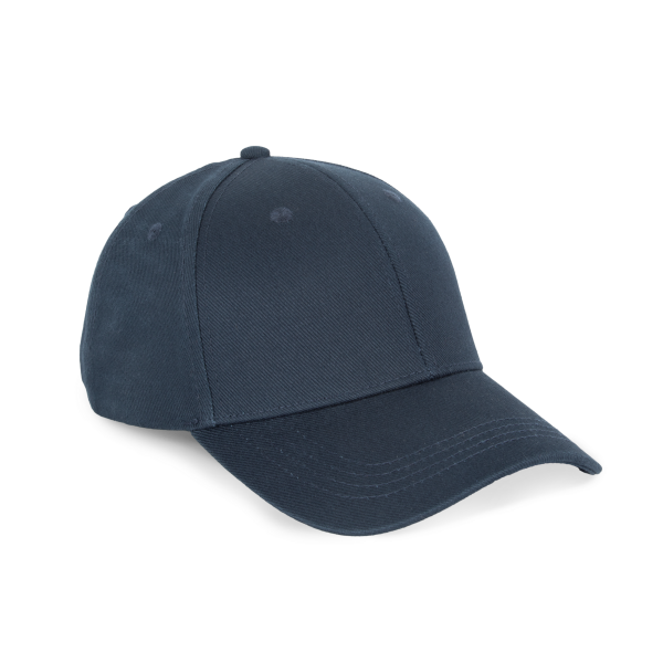 Ecologische uniseks pet met 6 panelen Navy Blue One Size Ecologische uniseks pet met 6 panelen Navy Blue One Size